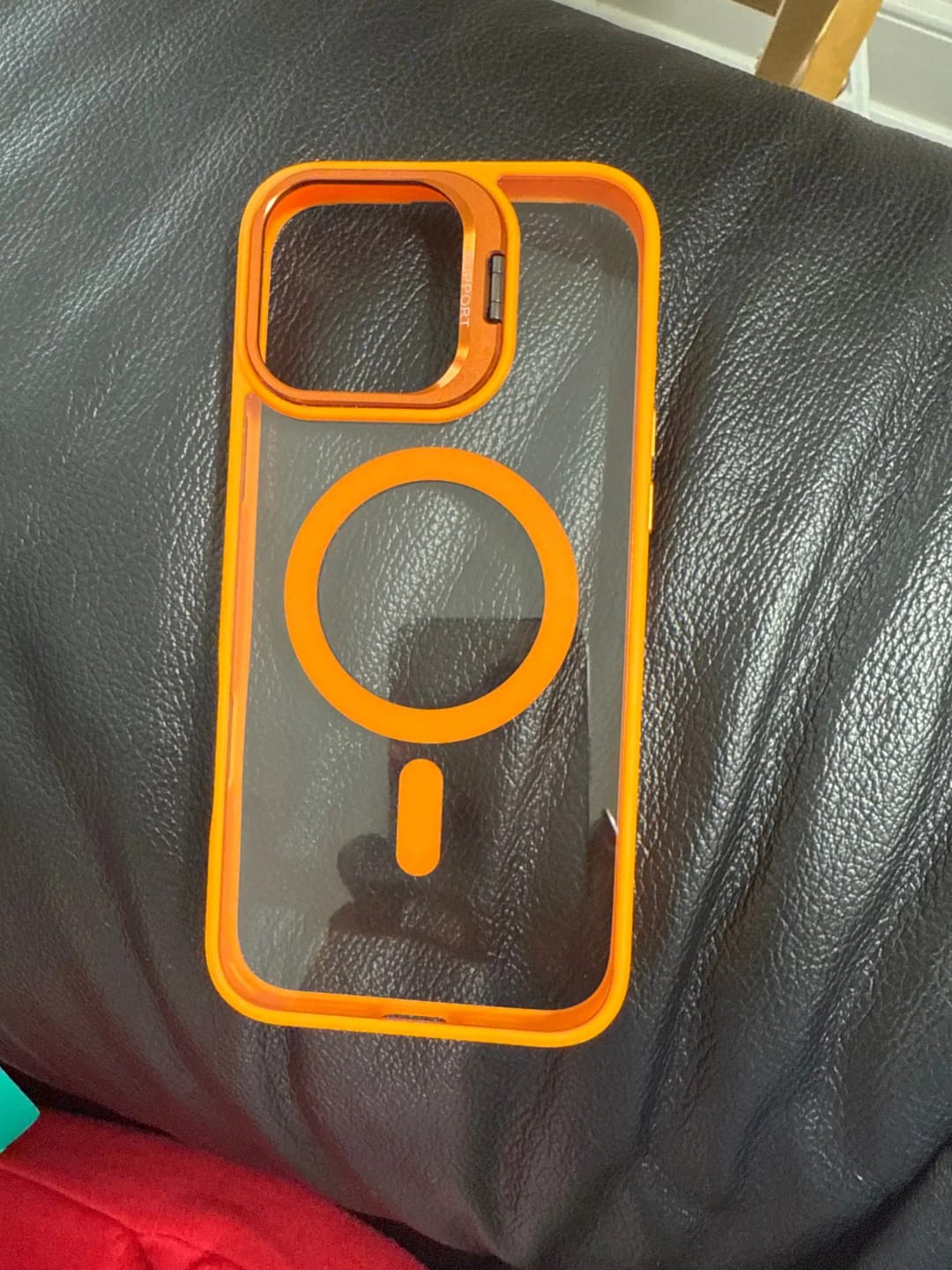 Customer photo review of LuxuryKase LK174 Magnetic Mag-Safe Stand Lens Protector Case Cover For iPhone 13 14 15 16 Plus Pro Max