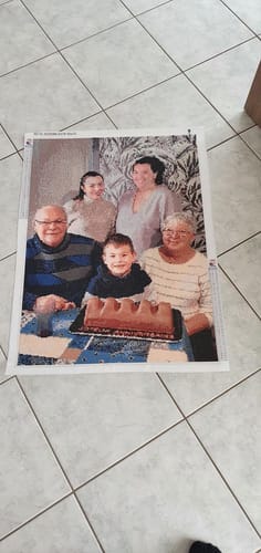 Customer photo review of Broderie Diamant Club™ Kit Personnalisé