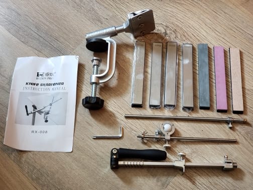 Customer photo review of PRO KNIFE Sharpener With 7 Whetstones(🔥Christmas Hot Sale - 50% OFF)