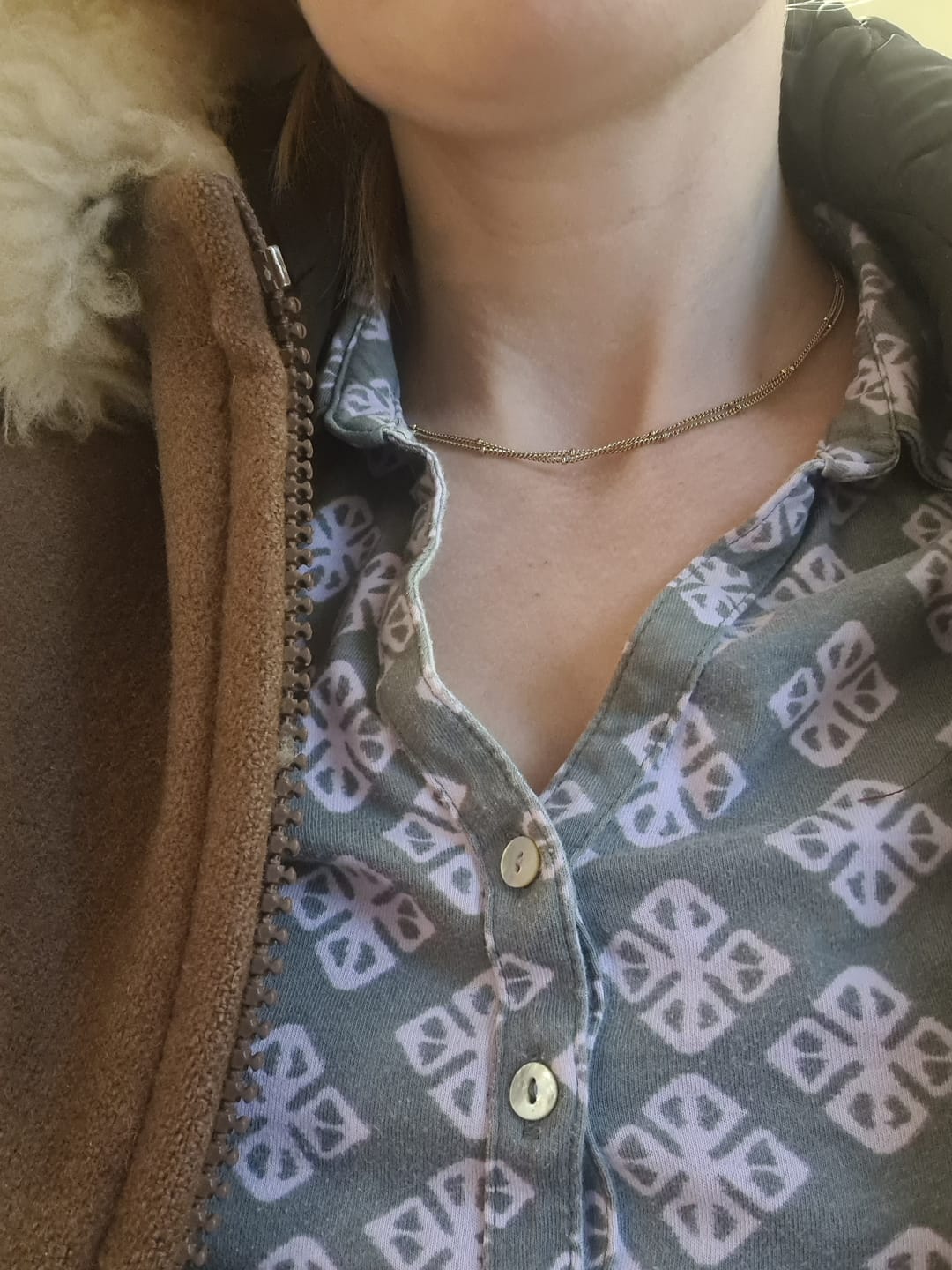 Customer photo review of Double Beaded Necklace