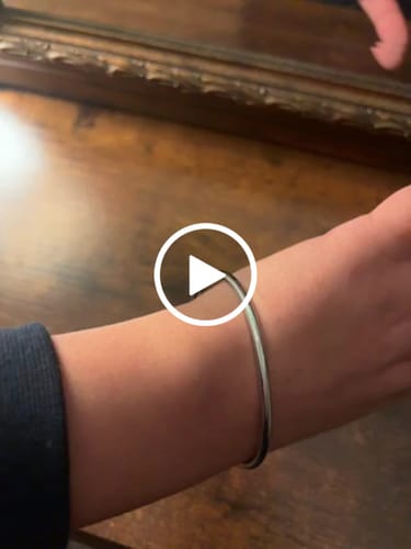 Customer video review of Silver Patricia Cuff