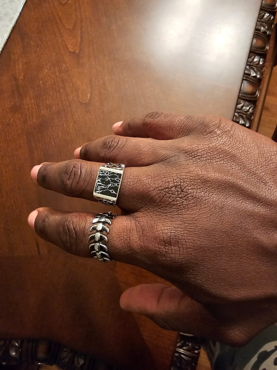 Customer photo review of SCRATCHED. - 925 SILVER
