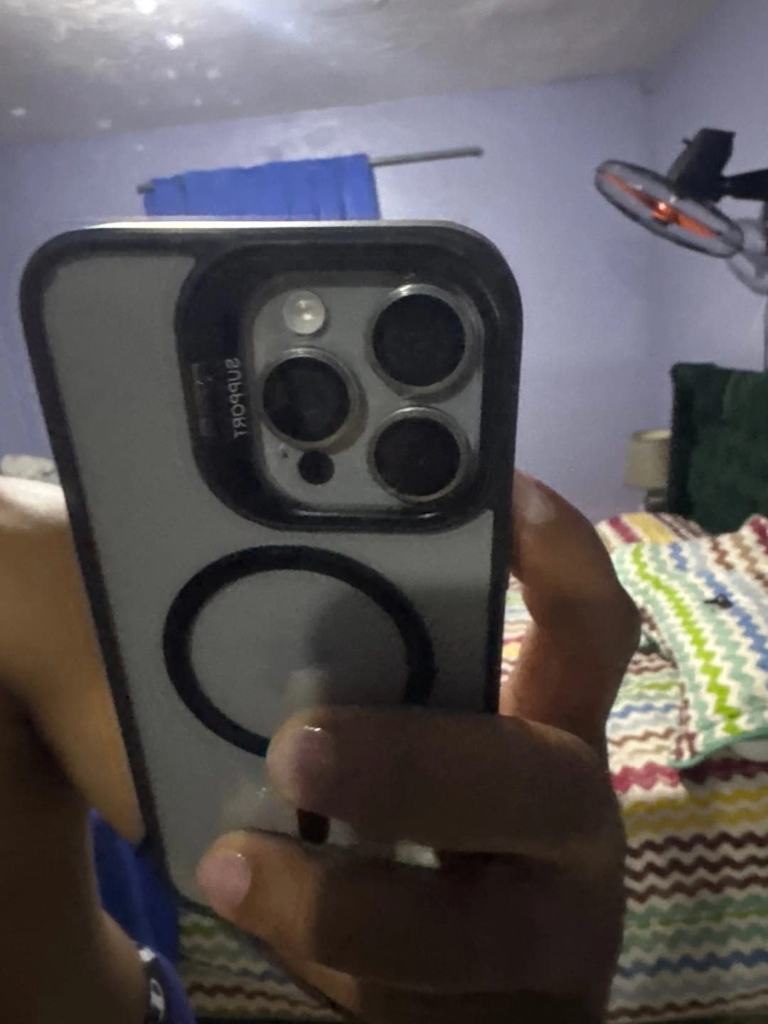 Customer photo review of LuxuryKase LK174 Magnetic Mag-Safe Stand Lens Protector Case Cover For iPhone 13 14 15 16 Plus Pro Max
