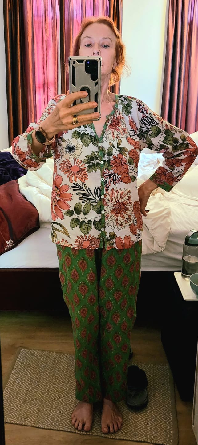 Customer photo review of French Pyjamas - Pink Paisley