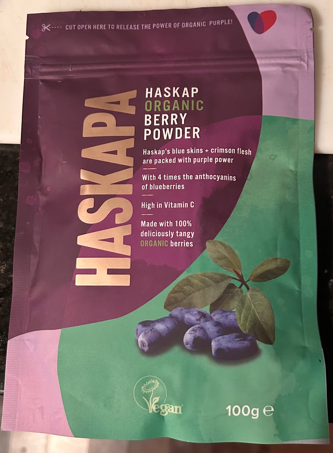 Customer photo review of Haskapa Organic Superfood Berry Powder