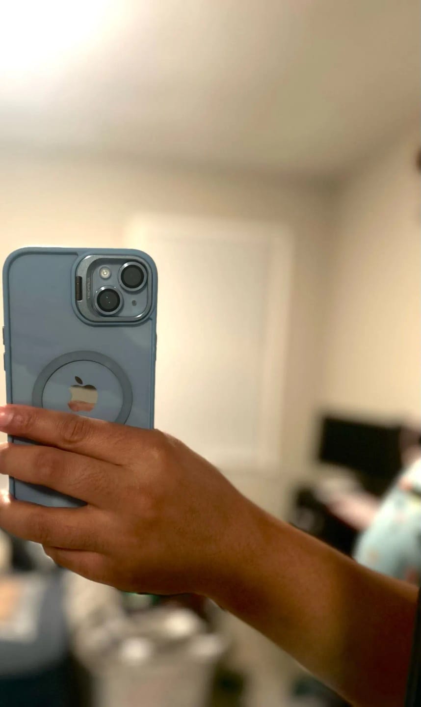 Customer photo review of LuxuryKase LK174 Magnetic Mag-Safe Stand Lens Protector Case Cover For iPhone 13 14 15 16 Plus Pro Max