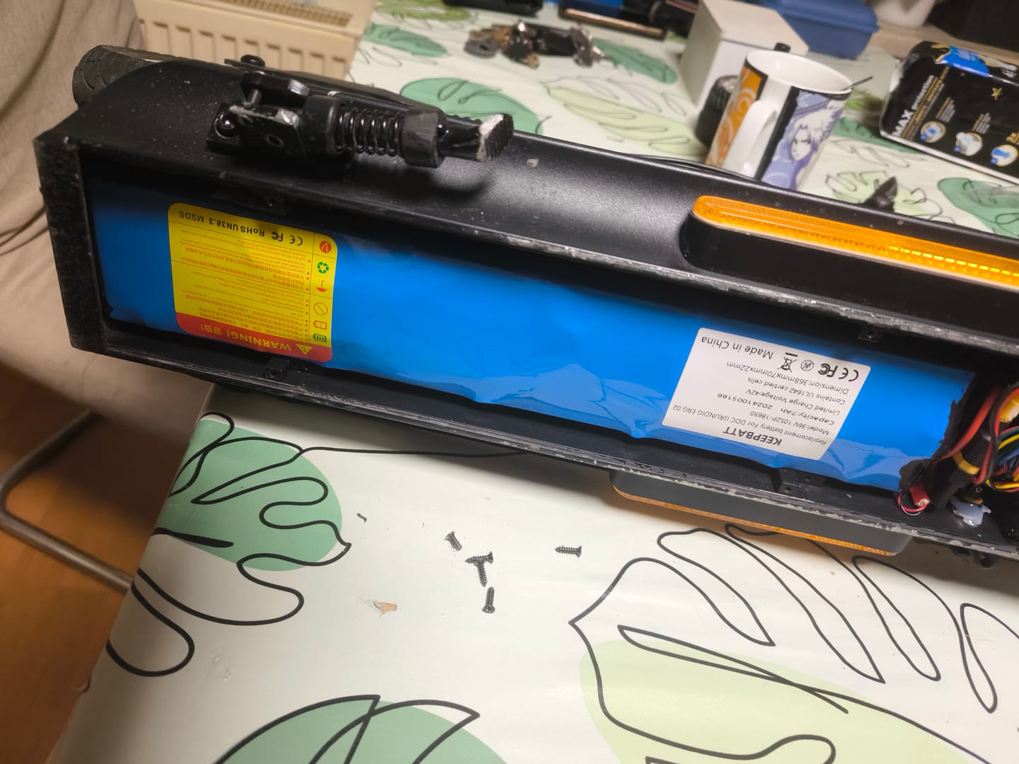 Customer photo review of KEEPBATT 36v 5.2Ah Ersatzakku für Doc Green ESA 800 CE E Scooter