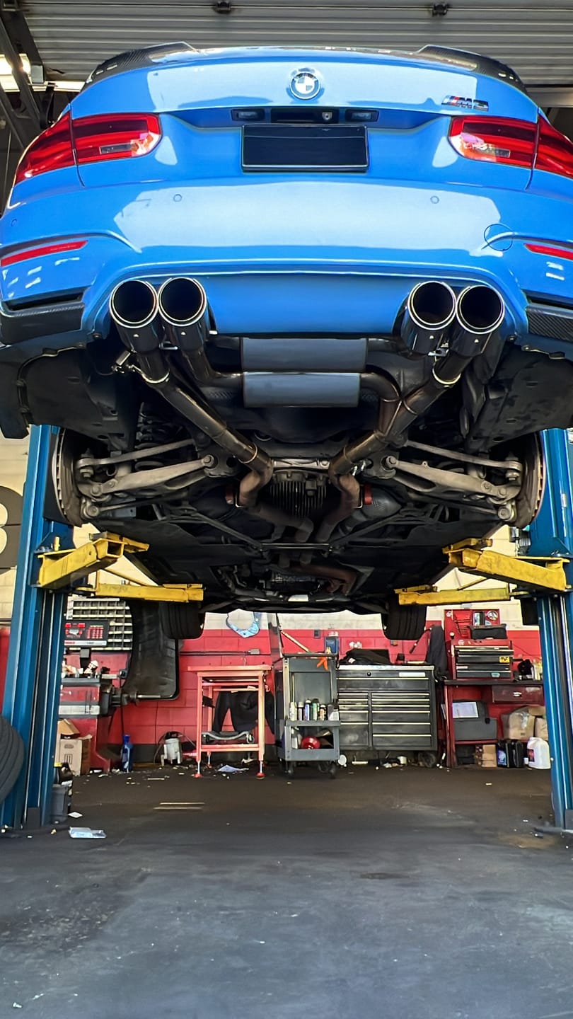 Customer photo review of 2015-20 BMW F80 M3 F82 M4 | 2.5" Piping w/ 3.5 " Quad Tips Axle Back Exhaust