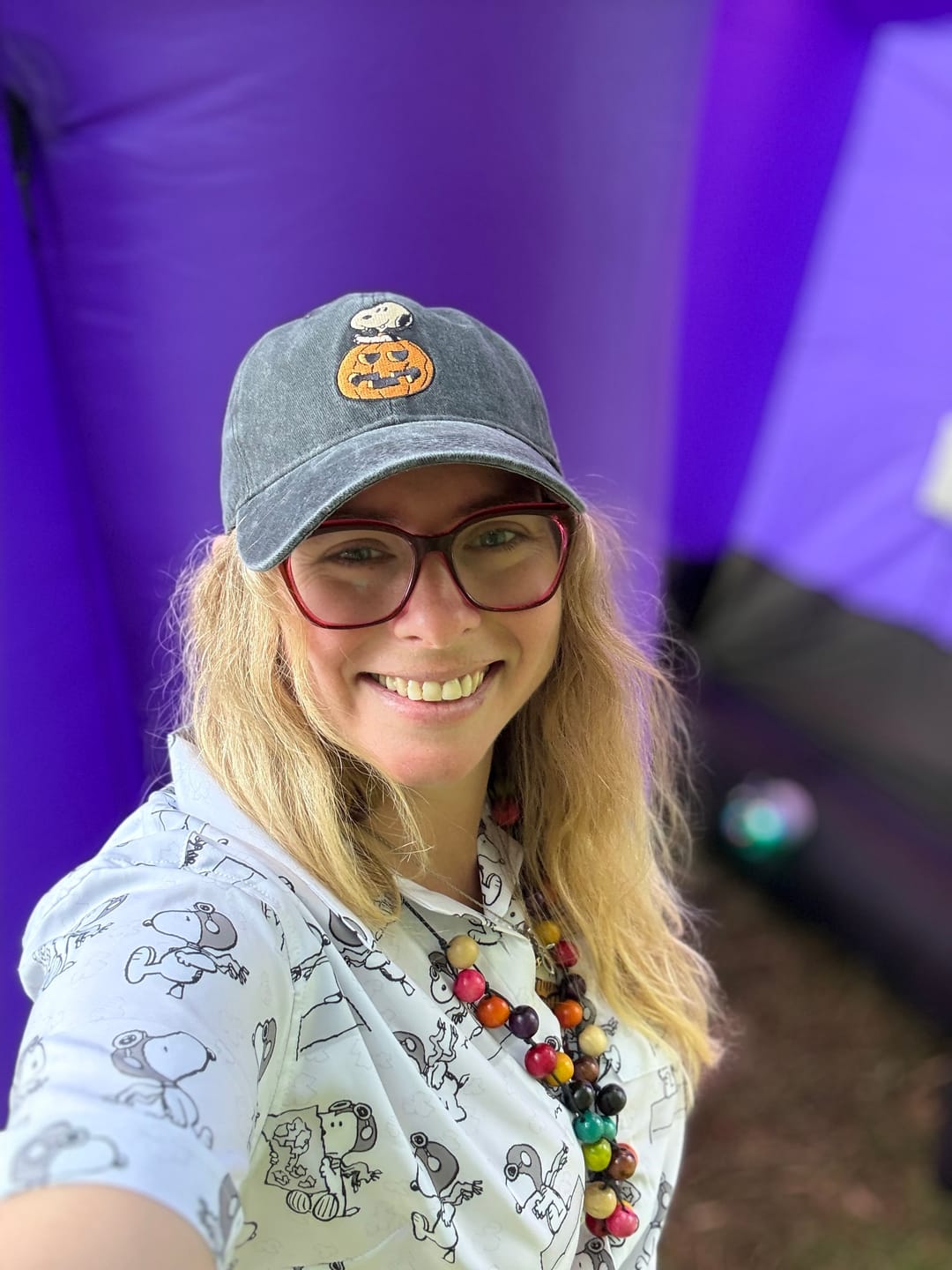 Customer photo review of Peanuts "Boo!" – Dad Hat