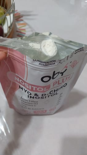 Customer photo review of Oby Inositol Plus Myo y D-Chiro Inositol Ratio 40:1 + Acido Folico, Prebioticos, Vitaminas y Zinc | Polvo Sin Sabor