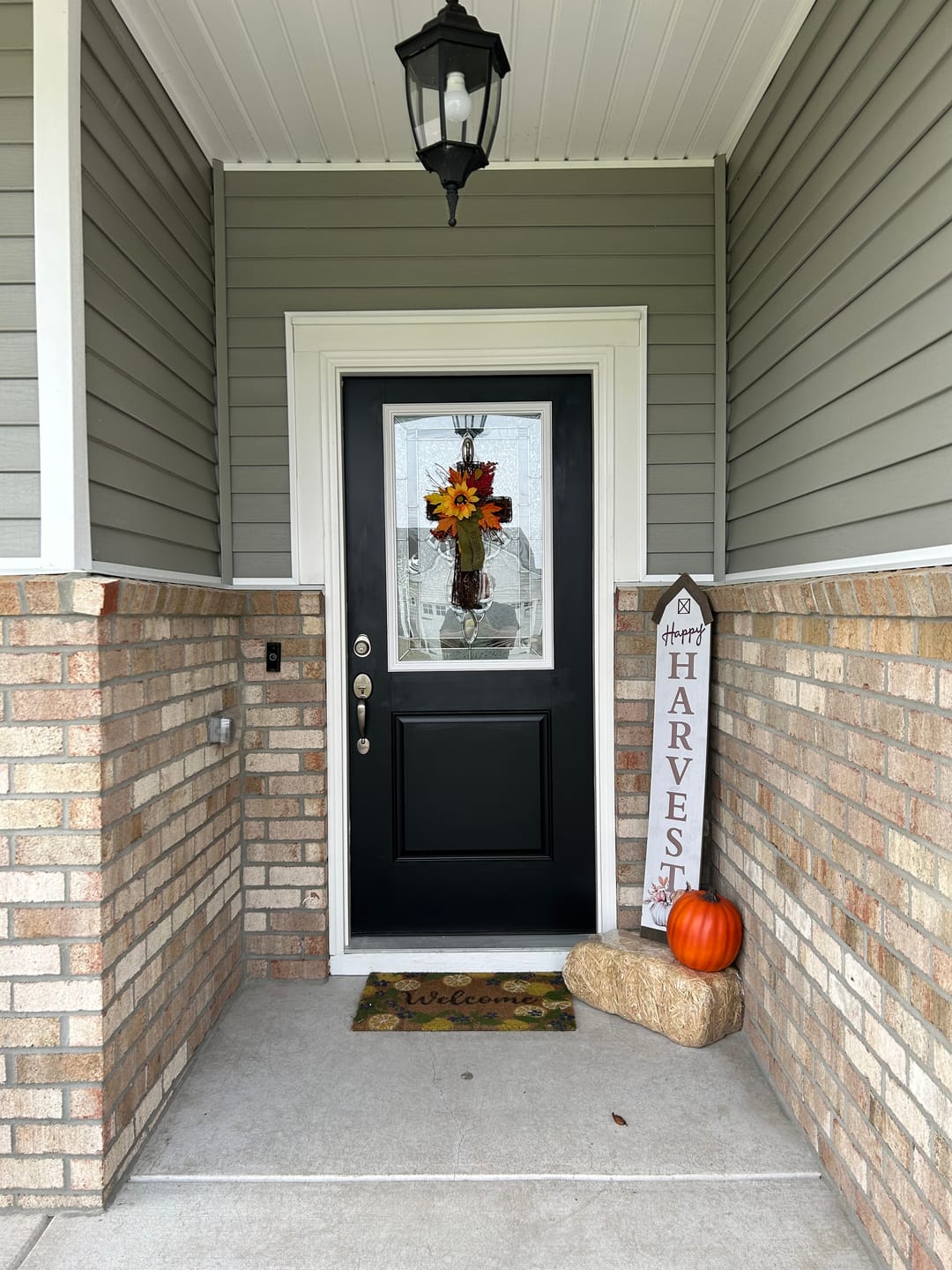 Customer photo review of Wexford Glass and Frame Kit (Half Lite 24" x 38" Frame Size)