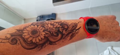 Customer photo review of Serpent floral