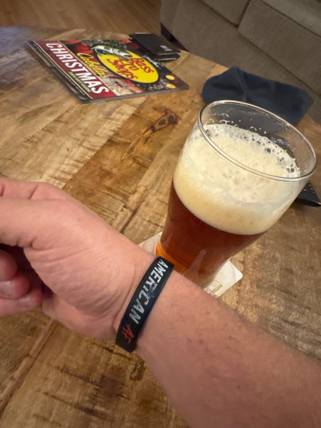 Customer photo review of American AF Wristband