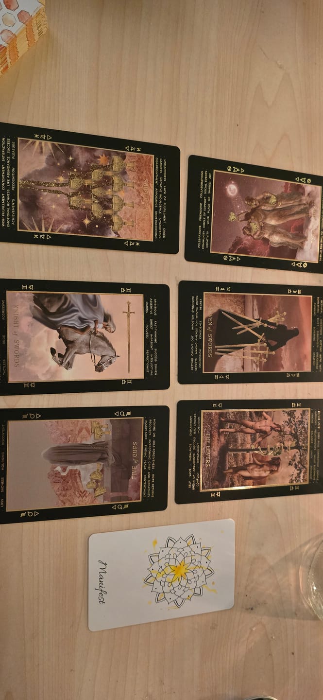 Customer photo review of Lucid Dreams Beginners Tarot • Black Eclipse {EDITION 4}