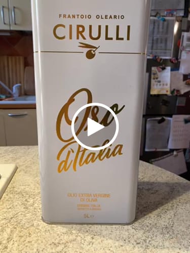 Customer video review of 1 lattina di olio extravergine di oliva • 5 Litri