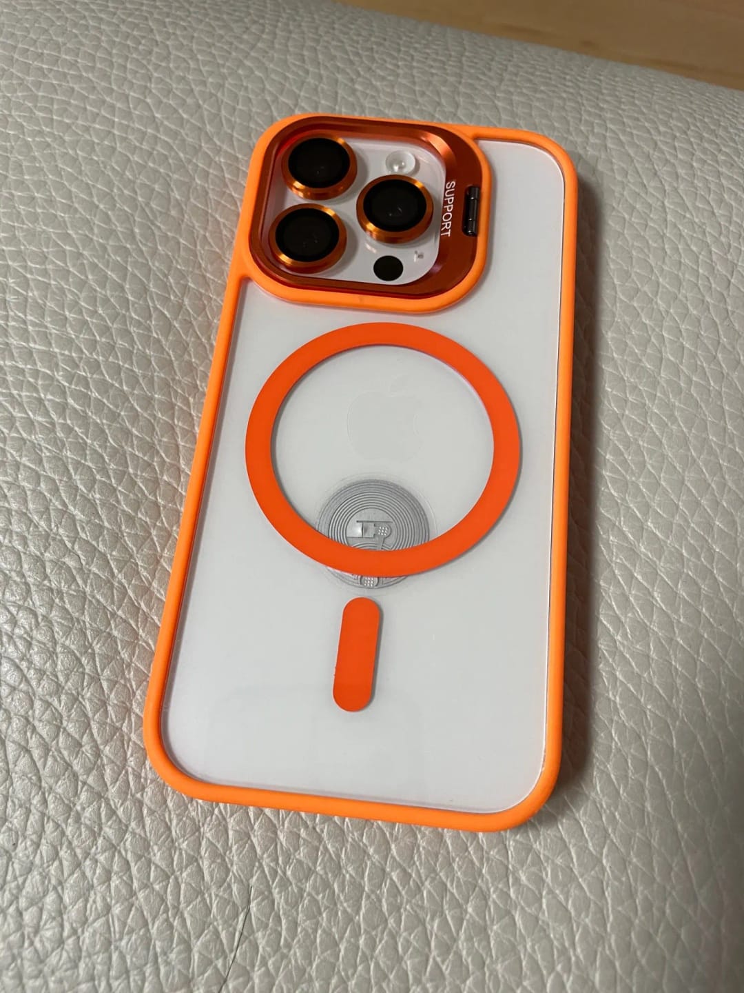 Customer photo review of LuxuryKase LK174 Magnetic Mag-Safe Stand Lens Protector Case Cover For iPhone 13 14 15 16 Plus Pro Max