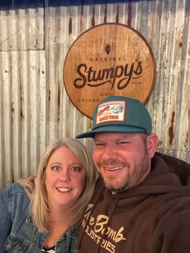 Customer photo review of Lazy J Ranch Green Retro Rope Ranchwear Classic Five Panel Trucker Hat