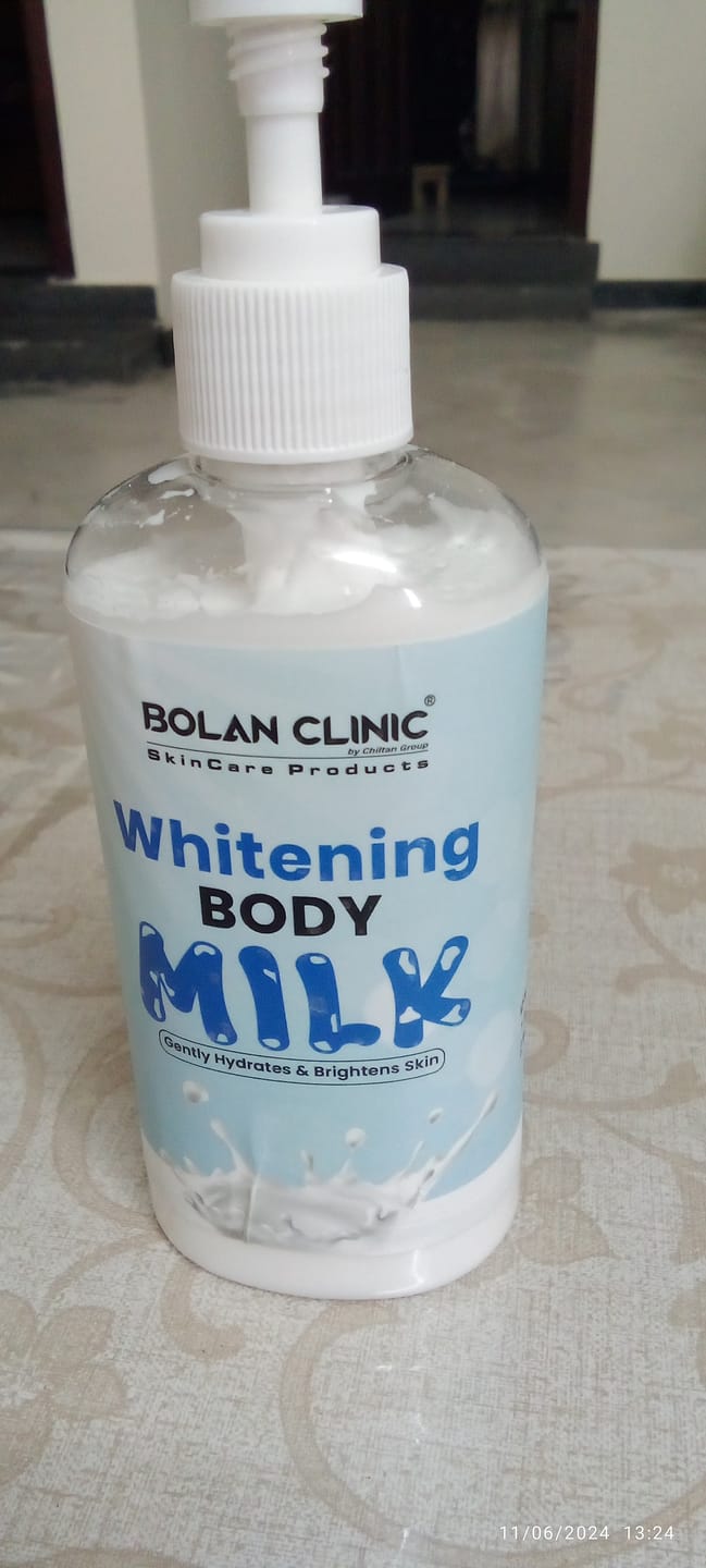 Customer photo review of Whitening Body Milk – Restores Skin's Vitality, Intensely Hydrates & Revitalizes Complexion