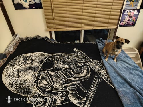 Customer photo review of Apocalyptic Cowboy (Blanket)
