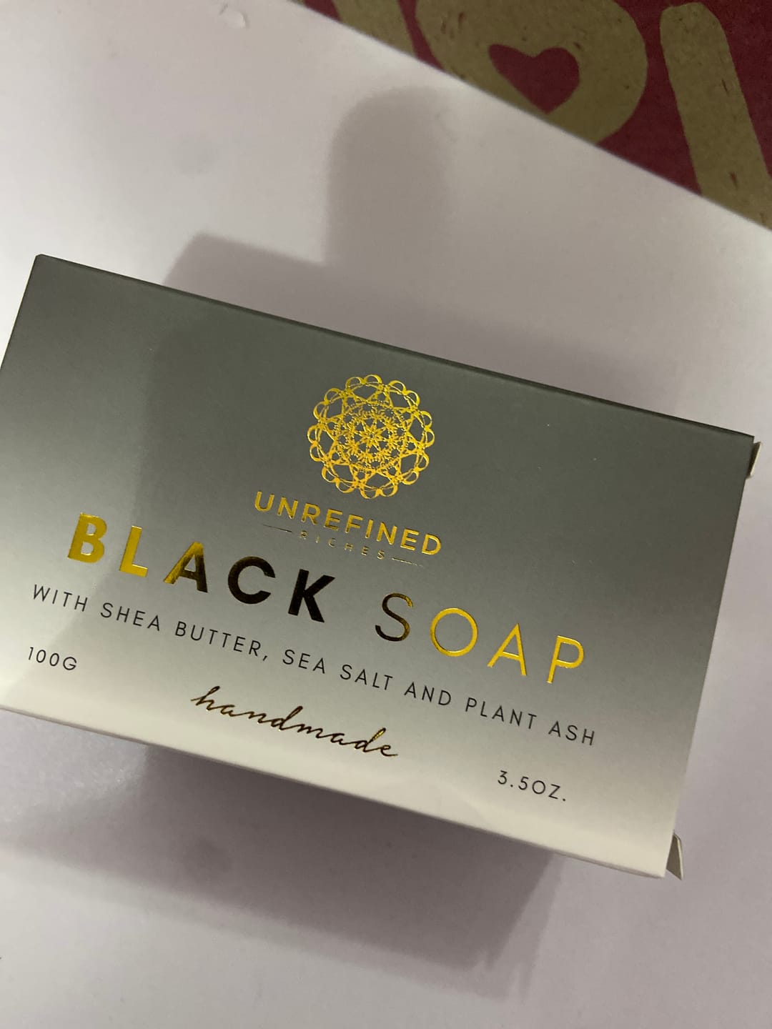 Customer photo review of BLACK SOAP - afrikanische schwarze Seife