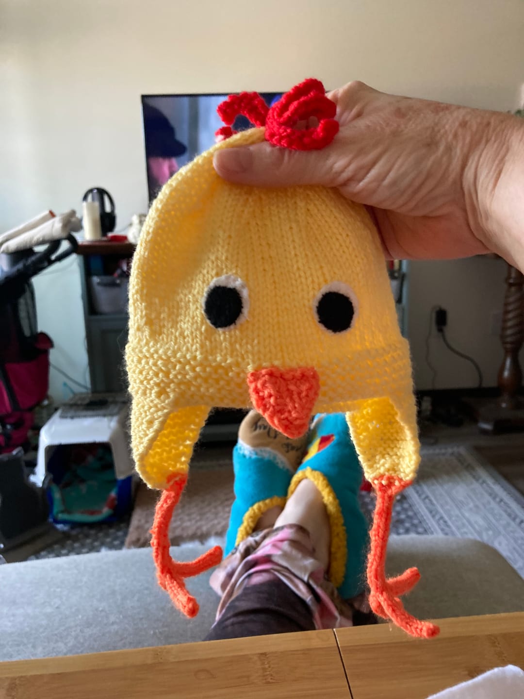 Customer photo review of Plymouth Yarn Dreambaby DK Acrylic Knitting Yarn