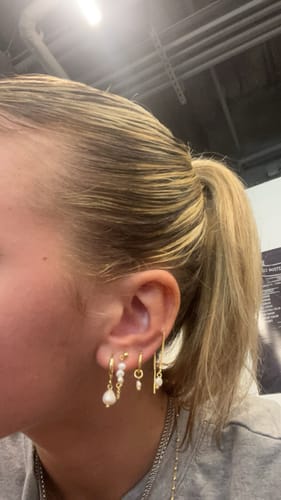 Customer photo review of Nice Earring set