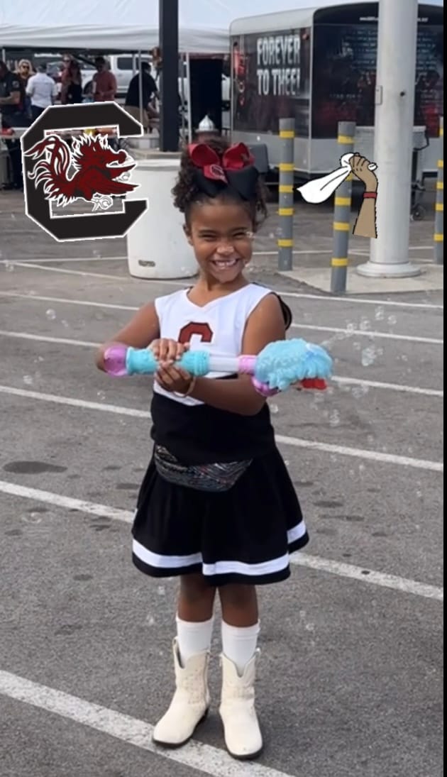 Customer photo review of Kids Pocketed Belt - Confetti