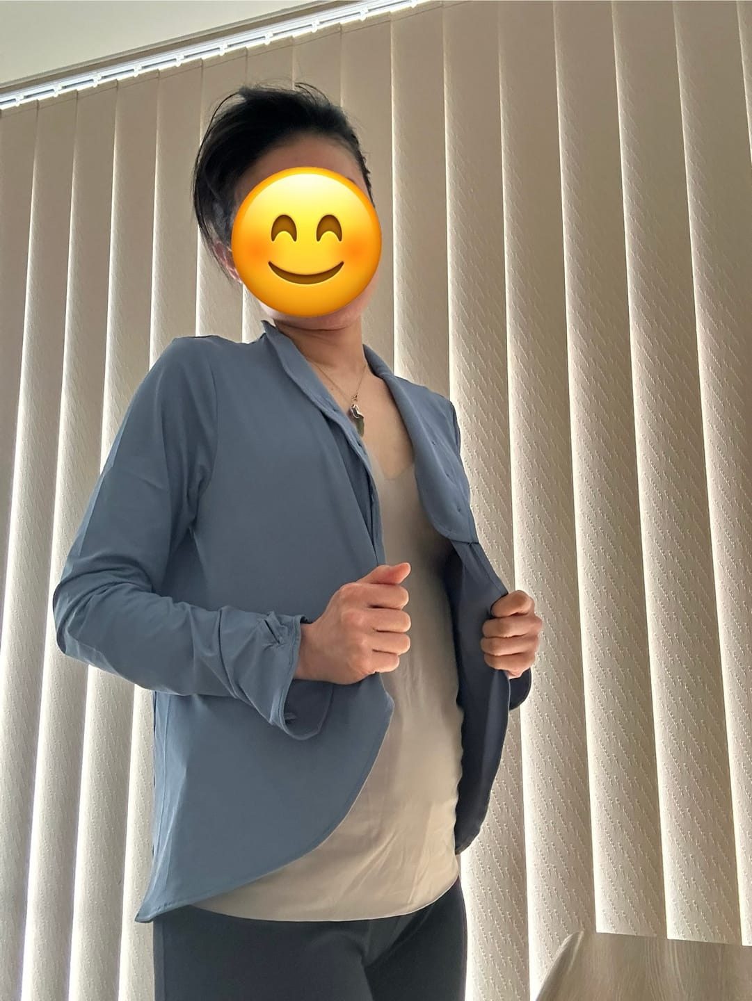 Customer photo review of Apex Stand Collar Jacket UPF50+