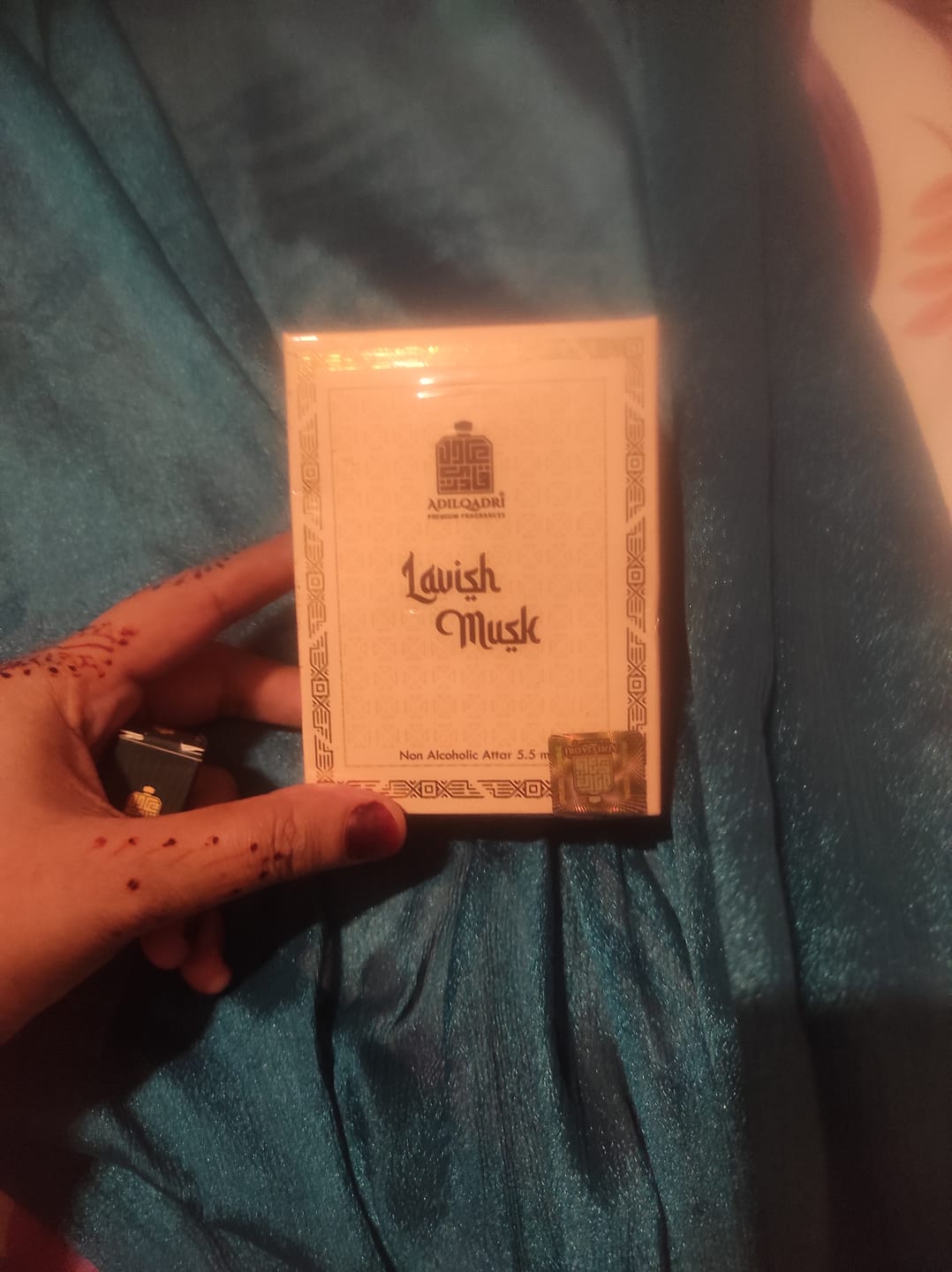 Customer photo review of Lavish Musk Premium Attar Perfume
