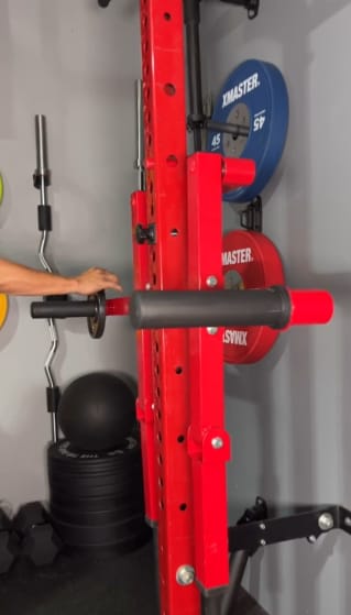 Customer photo review of Rack Mounted Lateral Raise