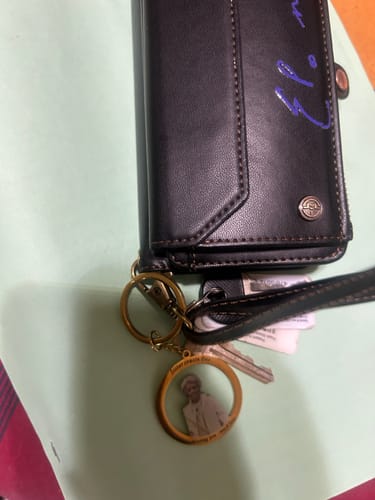 Customer photo review of Personalized Family Photo Keychain