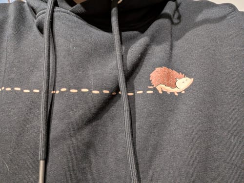 Customer photo review of IGEL SPUR - Bio Unisex Hoodie (PREMIUM)