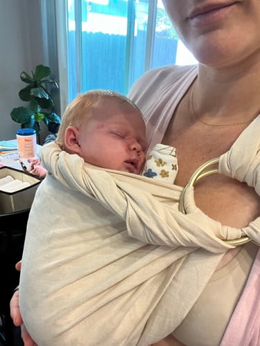 Customer photo review of Sparrow - Linen Sling