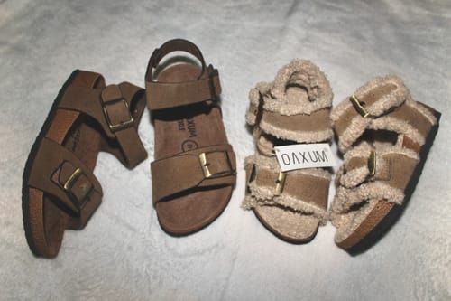 Customer photo review of SANDALIA COZUMEL KIDS GAMUZA BORREGO BEIGE