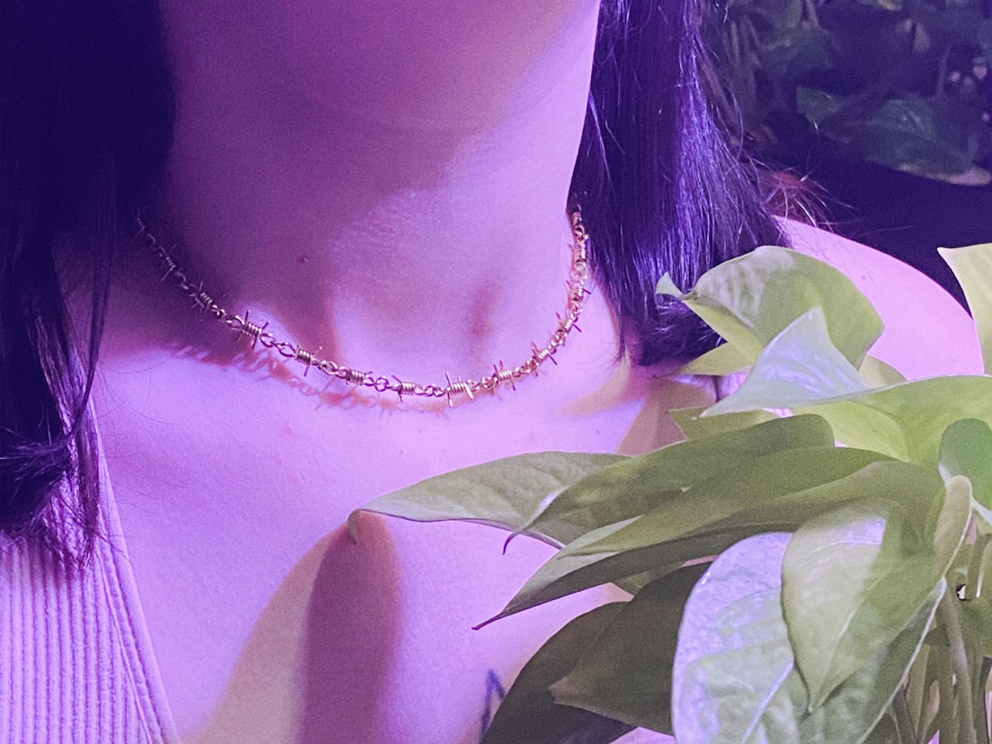 Customer photo review of Barbed Wire Choker