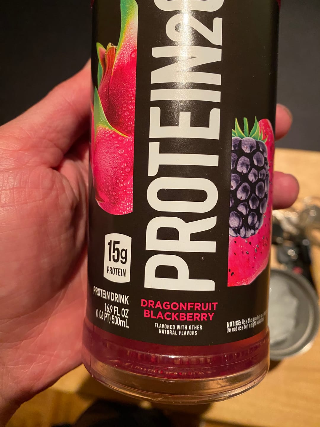 Customer photo review of Protein2o - Eau infusée protéinée + Électrolytes (500mL)