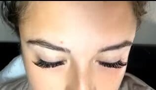 Customer photo review of Cashmere™ Flat Eyelash Extension 0.20