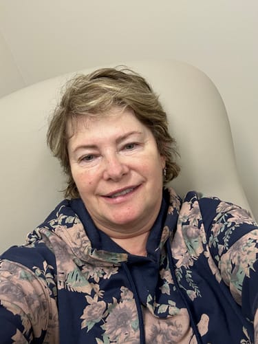 Customer photo review of Vintage Floral Hooded Sweatshirt