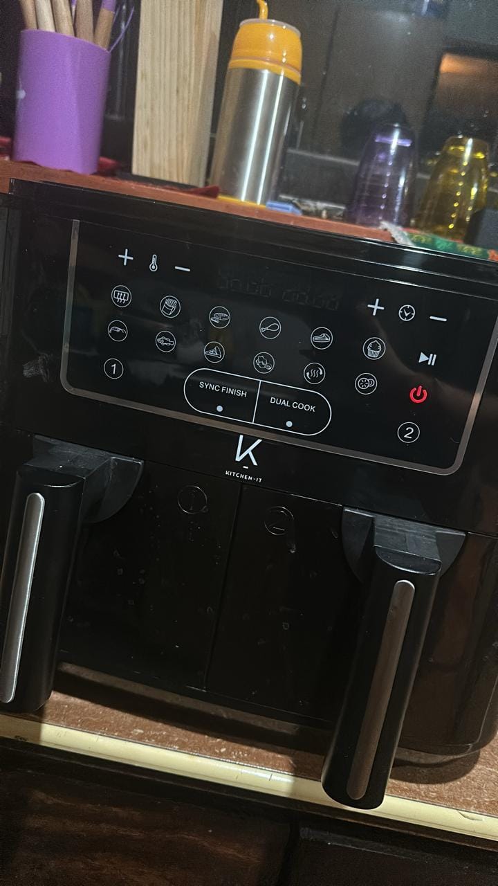 Customer photo review of Freidora de Aire Dual Edition 9L Kitchen-It