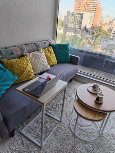Customer photo review of Mesa Lateral Piscolera 45 Blanca MIMA