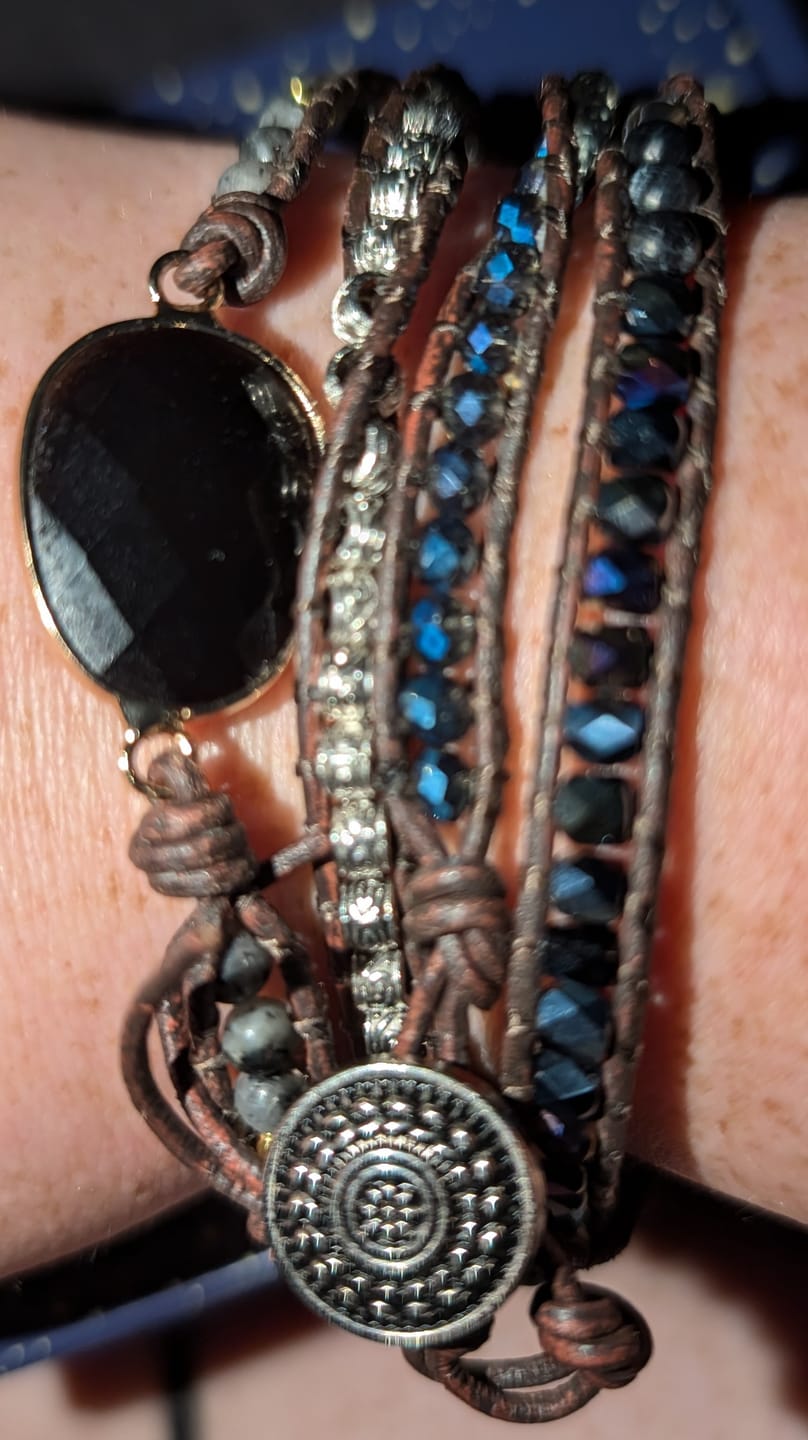 Customer photo review of Black Onyx Strength Wrap