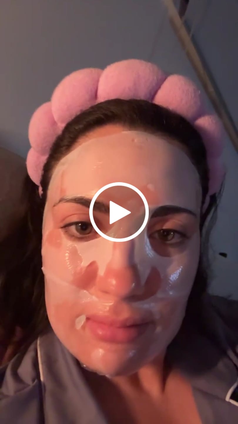Customer video review of The Naked Skin Bio-Collagen Mask