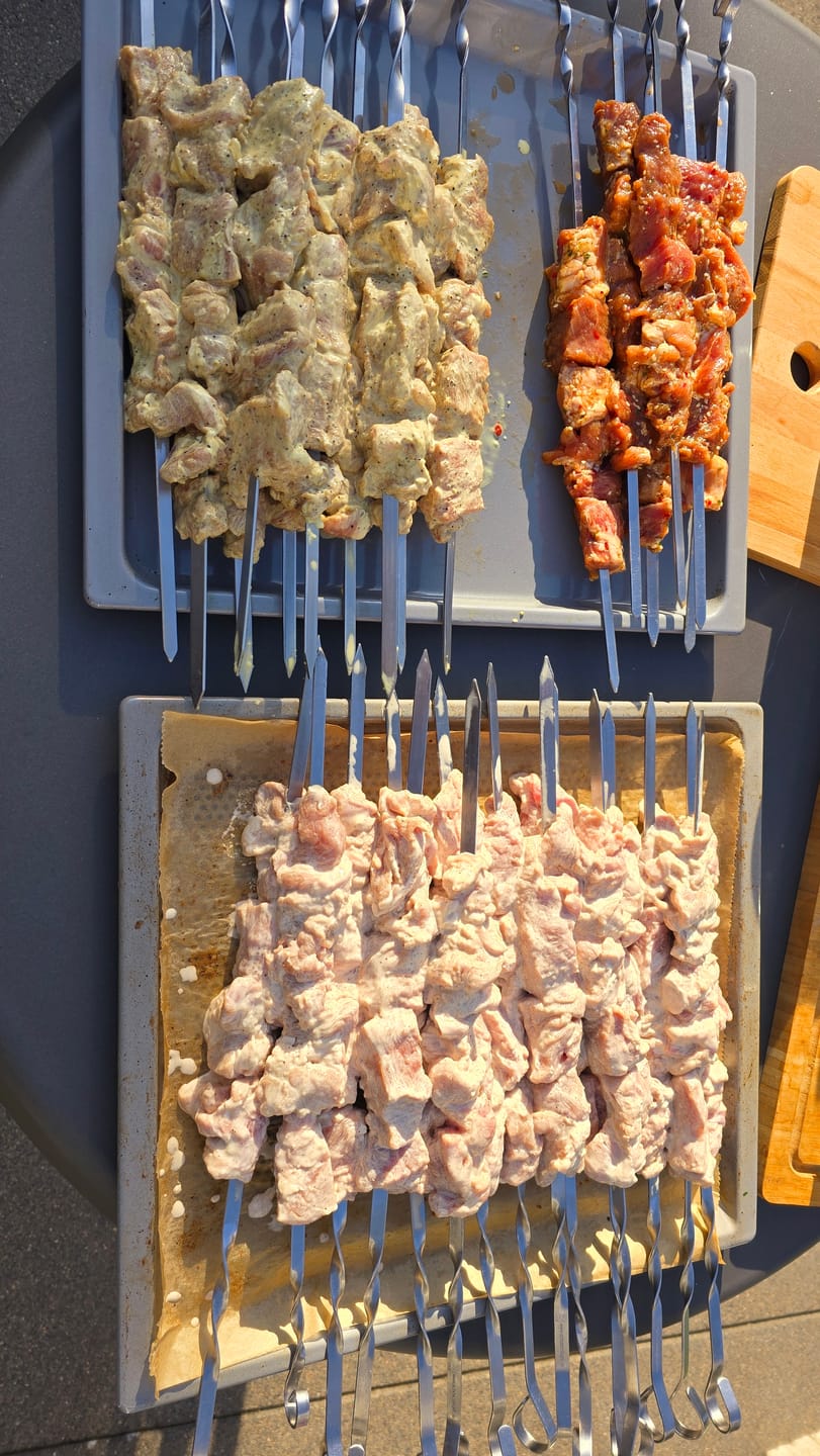 Customer photo review of Schweine-Schaschlik Yakuza – mariniert mit Teriyaki, Chili & Sesam | mySchaschlik