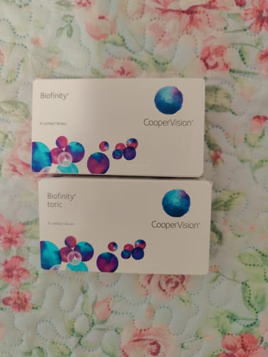 Customer photo review of Lentes de contato Biofinity