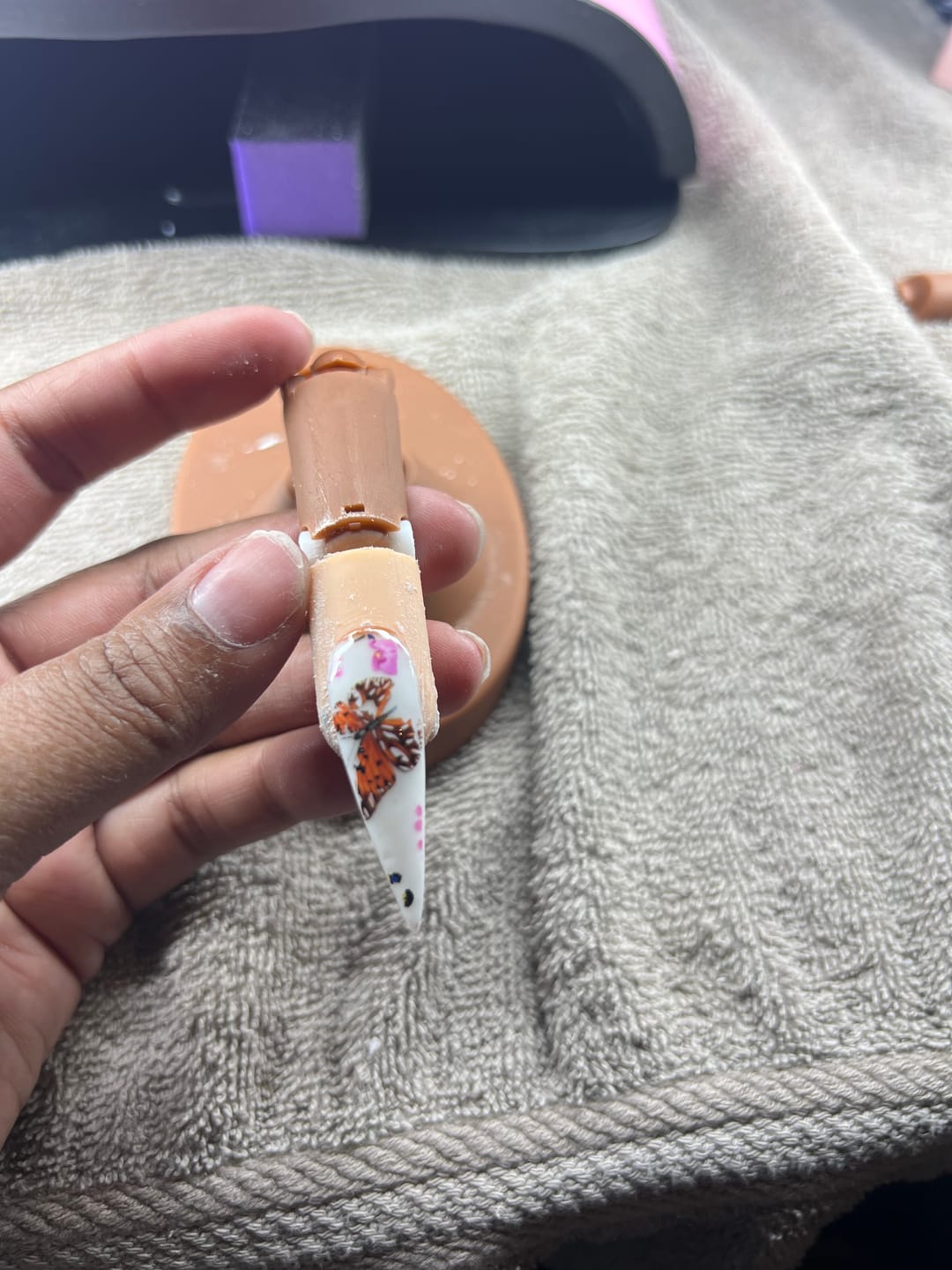 Customer photo review of Ladies Layering Airbrush Stencil