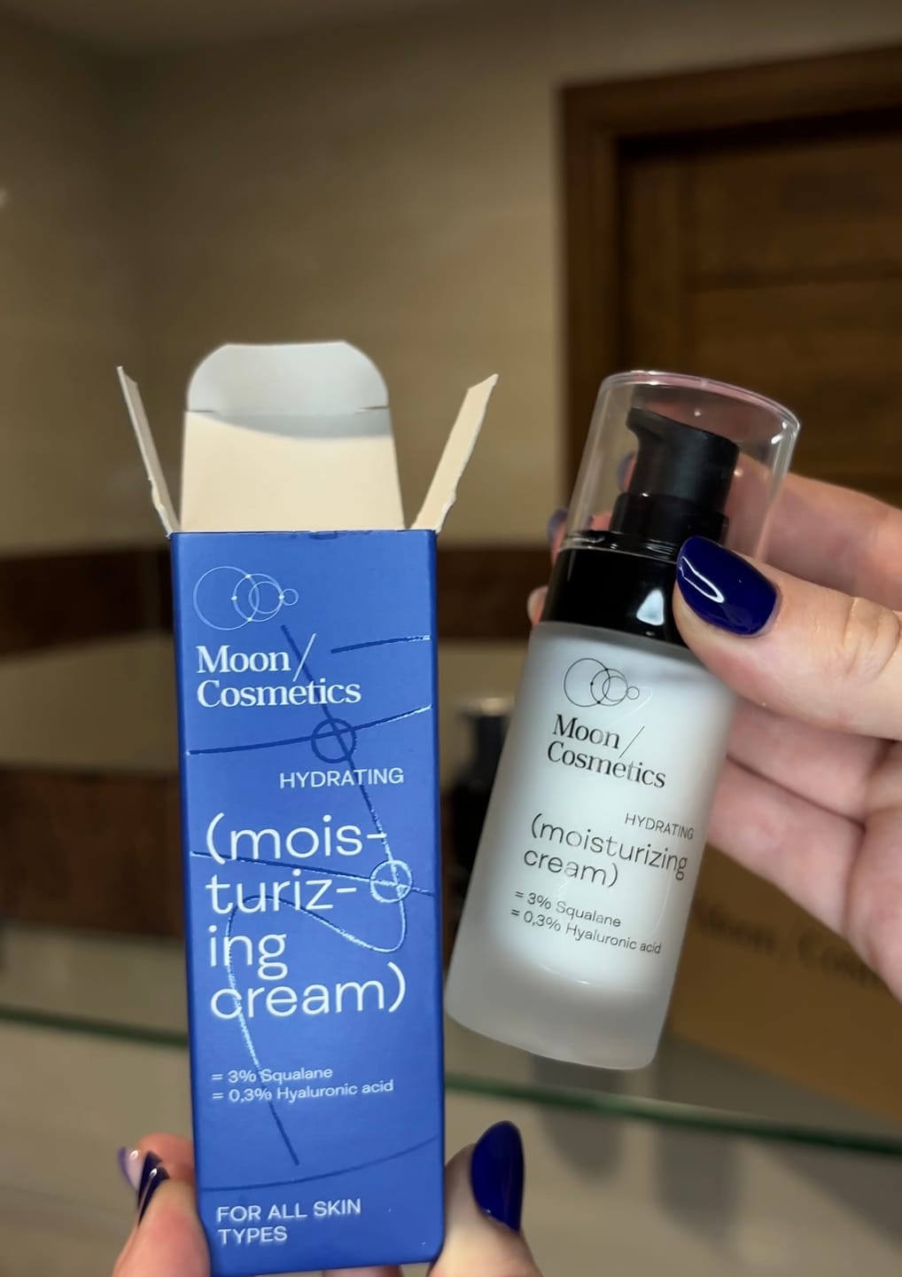 Customer photo review of Drėkinamasis veido kremas