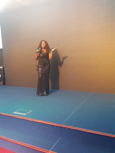 Customer photo review of Nazz Collection Black Fairytale Maxi Dress
