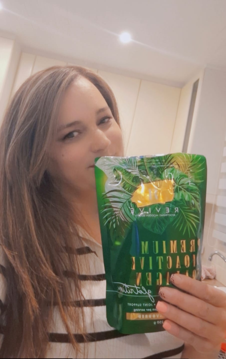 Customer photo review of GLOTRITION COLLAGEN – Type I and III Natural bovine collagen