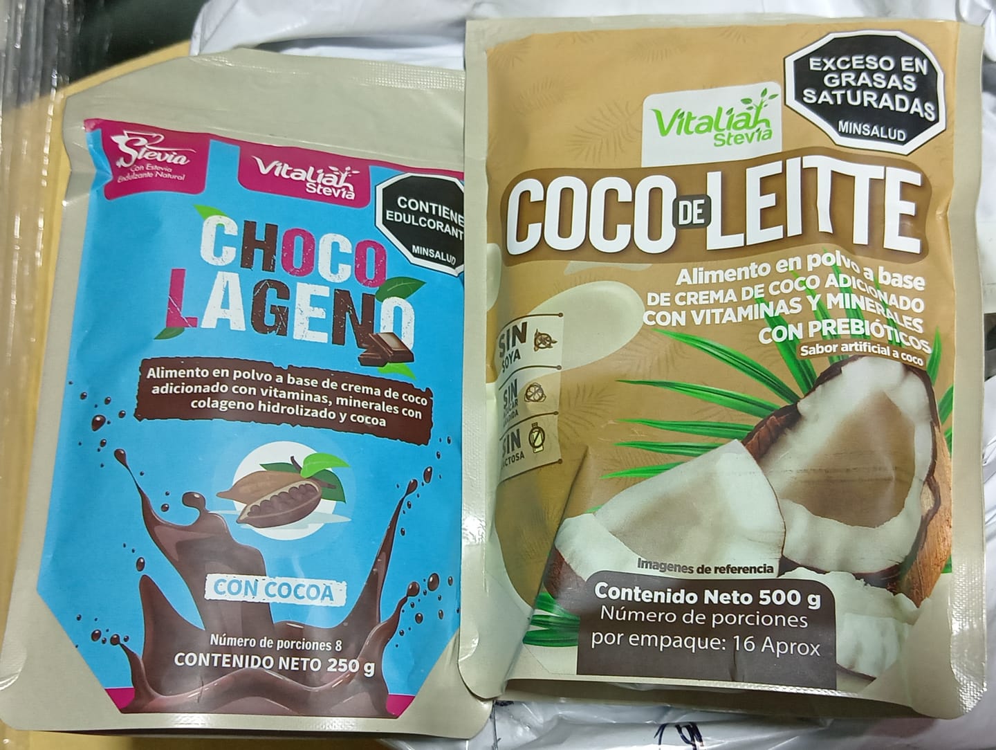 Customer photo review of Batido x500g bolsa- Coco de Leitte: Leche de Coco - X500 G