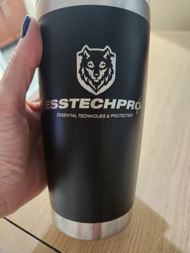 Customer photo review of Bundle (6) Custom Laser Engraved - 20oz Tumblers